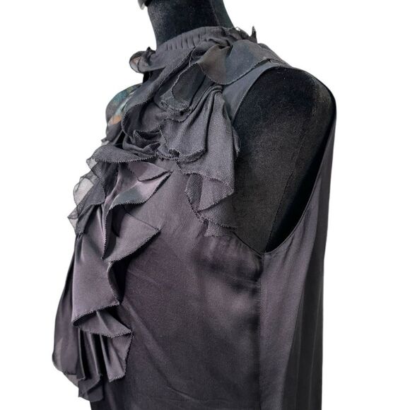 Givenchy Silk Sleeveless Ruffle Blouse (EU 40/US 8) - Picture 8 of 13